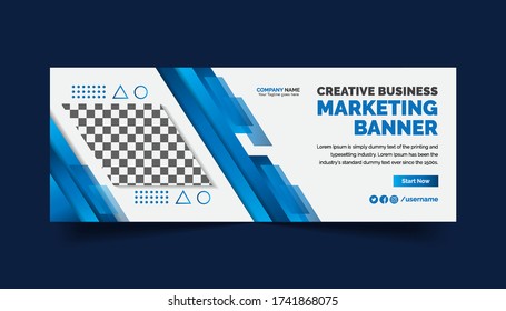 Creative and Modern Colorful Social Media Banner Template design