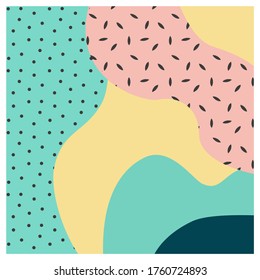 Kreative, moderne, bunte, universelle abstrakte Hintergrund. Vektorgrafik.