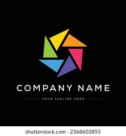 Creative Modern Community Logo. Black and White Logo. Usable for Business Logos. Flat Vector Logo Design Template Element