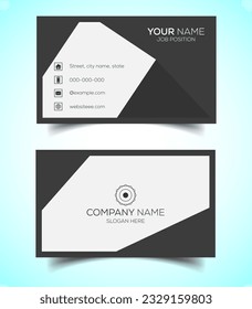 Creative and modern corporate business card template