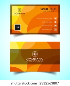Creative and modern corporate business card template