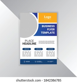 Creative Modern Corporate Business Flyer, report cover, Brochure, poster Design rectangle Shape Layout vector template in A4 size