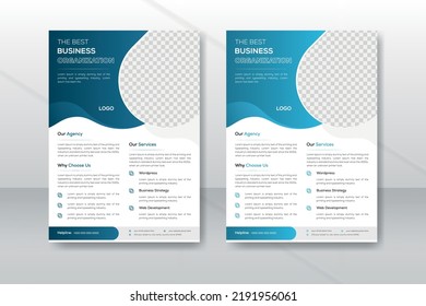 Creative Modern Corporate Business Flyer Design Template