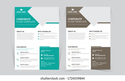 Creative and modern corporate flyer design