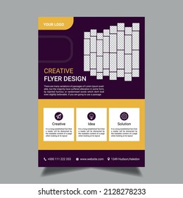 plantilla de volante corporativo moderno creativo