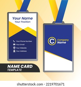 tarjeta de nombre corporativa y tarjeta de nombre