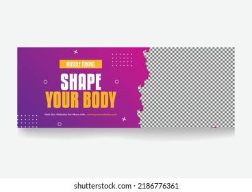 Creative Modern Corporate Social Media Banner or Cover Photo Design template