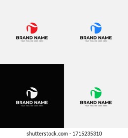 Creative modern Curvy negative space initial t letter logo design vector template. Trending professional letter t icon design for business or corporate identity.