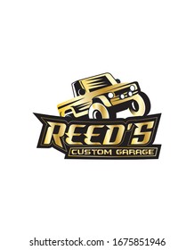 Creative modern Custom Garage logo template, Vector logo for business and company identity 