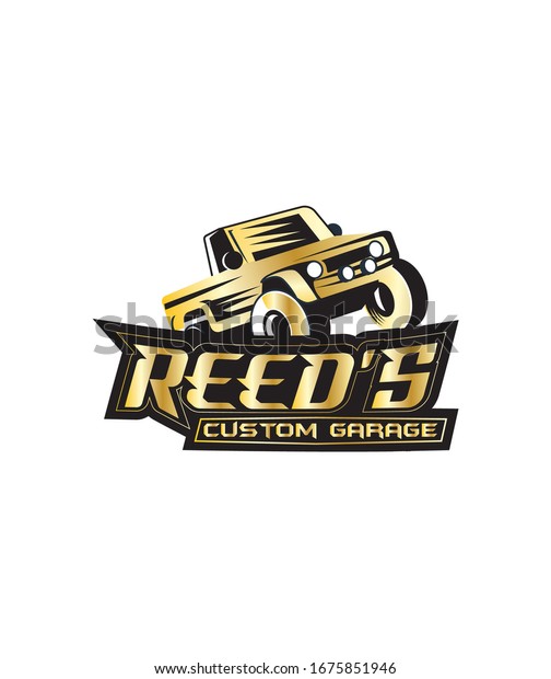 Creative modern Custom Garage logo\
template, Vector logo for business and company identity\
