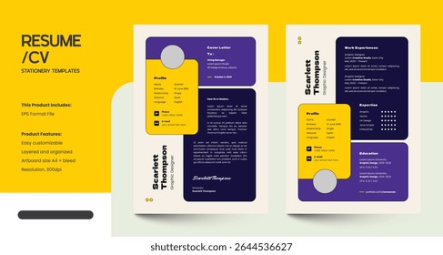 Creative Modern CV Resume design Templates
