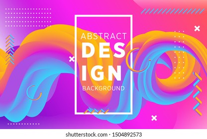 Creative modern design 3d flow shape. Liquid wave backgrounds with dots.can be used in cover design, poster, flyer, book design, website backgrounds or advertising. vector illustration.