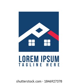 Creative modern design home for your best business symbol. Real estate symbol icon. Vector illustration EPS.8 EPS.10