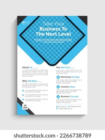 Creative and modern digital marketing agency conference flyer template design