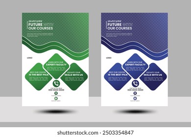 Kreative und moderne Bildungs-Flyer-Vorlage