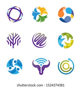 creative modern and elegant design logo elements