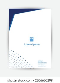 Creative modern elegant letterhead template design in minimalist style. Letterhead template vector, Futuristic design, business advertisement layout, business concept background