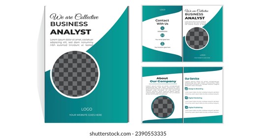 Diseño de folletos creativos, modernos, elegantes y profesionales.