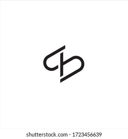 Creativo moderno y elegante diseño único CB BC B C S inicial icono de carta basada en el código.