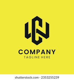 Creative modern elegant trendy unique artistic black and white color WC CW W C initial based letter icon logo.