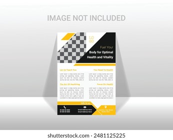 Diseño moderno creativo de volante Corporativa llamativo