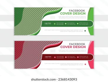  Creative modern facebook business cover banner template design