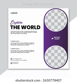 Modelo de design de pós-venda de moda criativa e moderna. Perfeito para marcas de roupas, promoções de comércio eletrônico, anúncios do Instagram ou Facebook. Vetor totalmente editável com layout limpo.