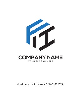 creative modern FH initial logo Vector,It is good for your business company, corporate