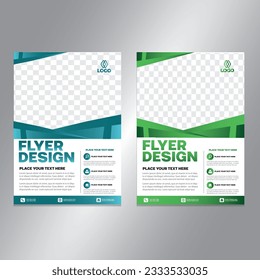 
Creative and modern Flyer brochure cover template for education admission flyer template