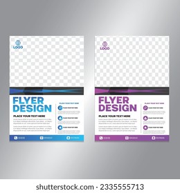 Creative and modern Flyer brochure cover template for education admission flyer template