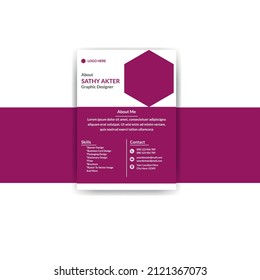 Plantilla Creativa Y Moderna De Diseño De Afiches Y Volantes
