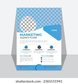 Creative and modern flyer template design
