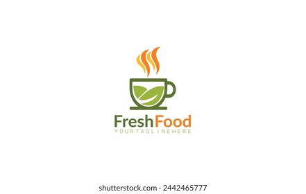 Creative modern Food and Drink Logo Template Design