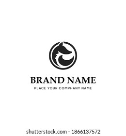 LOGOTIPO DE ICONO FOX MODERNO CREATIVO