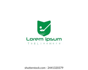 Creative modern gaming logotype Vector illustration.