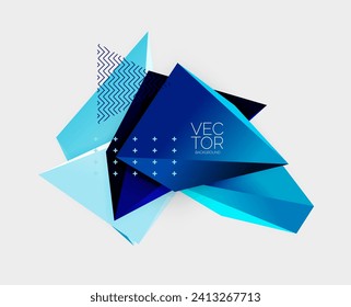 Creative modern geometric abstract background design for any purpose