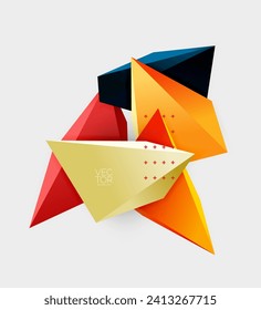 Diseño de fondo geométrico abstracto creativo y moderno