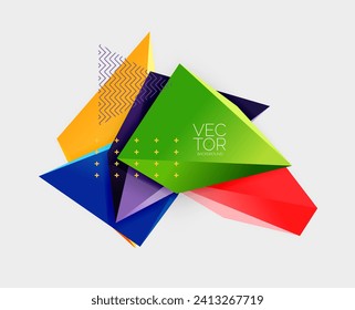 Diseño de fondo geométrico abstracto creativo y moderno