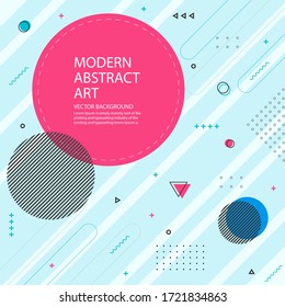 Creative Modern Geometric Backgrounds. vector illustration