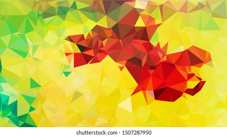 Creative modern geometric colorful design