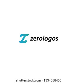 Creative modern geometric elegant trendy unique artistic color Z initial based letter icon logo.