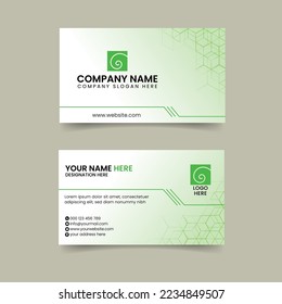 Creative Modern Gradient Business Card Design Vector Illustrator EPS FILE