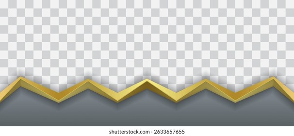 Creative Modern Gradient Header Footer Background with Transparant Background. Usable for Business Banner, Footer, Greeting, Poster, Etc