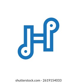 Creative and Modern H Letter Logo Design Brand