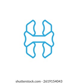 Creative and Modern H Letter Logo Design Brand