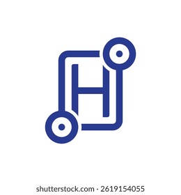 Creative and Modern H Letter Logo Design Brand