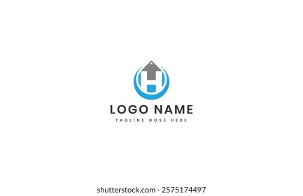  Creative Modern h letter logos design
