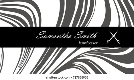 Hair Stylist Business Cards Images Stock Photos Vectors