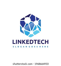 creative and modern hexagon technology logo
