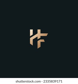 Creative and Modern HF Logo Design